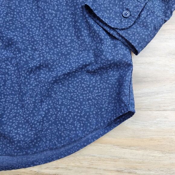 🔹️Levi's Blue Classic Buttoned Front Long Sleeve Shirt Men's Large - Picture 10 of 12